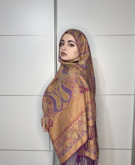 كشمير زهري وبني <br> <span class='text-color-warm'>سيتوفر قريبا❤️</span>